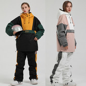 2022. Zimski novi hoodie skijaški komplet Žene Muškarci Jakna za snowboard na otvorenom Vjetrootporna Vodootporna kombinezona Skijaška odijela Reflektirajuće snježne hlače