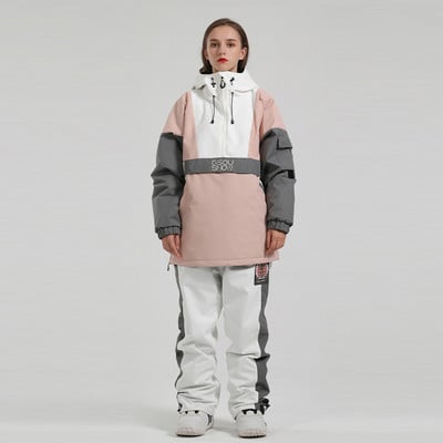 2022. Zimski novi hoodie skijaški komplet Žene Muškarci Jakna za snowboard na otvorenom Vjetrootporna Vodootporna kombinezona Skijaška odijela Reflektirajuće snježne hlače