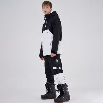 Ζεστό κοστούμι σκι Snowboarding Σετ παντελόνι σακάκι για άνδρες