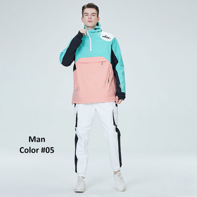 Šiltas slidinėjimo kostiumas snieglenčių kostiumas snieglenčių striukės kelnių komplektas Moteriški Vyriški slidinėjimo drabužiai Lauko sniego kostiumai Snieglenčių kombinezonai Apranga