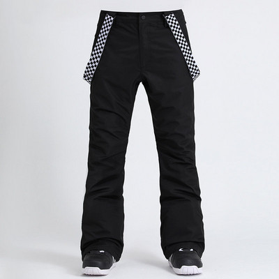 Slidinėjimo kelnės Vyriškos žieminės kelnės lauke, neperpučiamos nuo vėjo slidinėjimo, šiltos, vandeniui atsparios terminės snieglenčių kelnės, kombinezonai vyriški kombinezonai su slidėmis