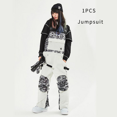 2022 m. žiemos kelnės Moteriški kombinezonai su slidėmis Vyriški Lauko Snieglentės Kombinezonai Neperšlampami slidinėjimo kelnės Vyriški Moteriški Sniego drabužiai