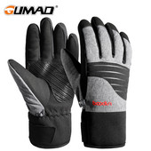 Žiemos slidinėjimo pirštinės Terminis jutiklinis ekranas, atsparus vandeniui, atsparus vėjui, dviračių sportas, žygis pėsčiomis, dviratis, sportas, šiltas, pilnas pirštas, vyrai, moterys, moterys