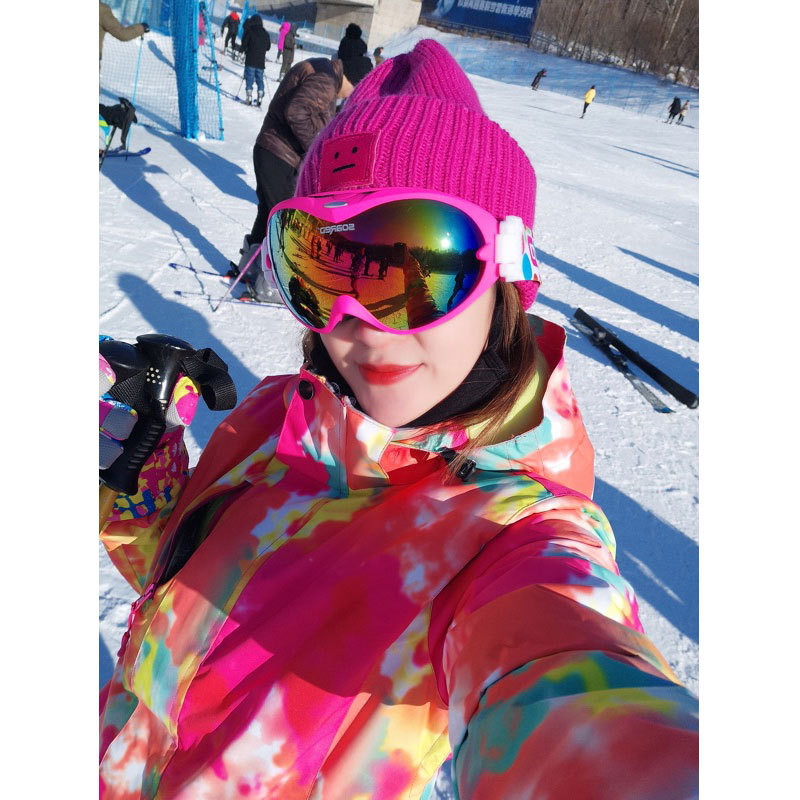 Zimsko trendi skijaško odijelo Žensko odijelo, otporno na vjetar, vodootporno, toplo i prozračno