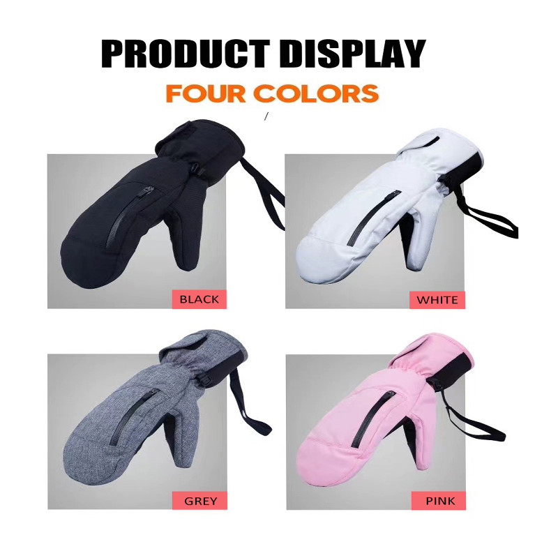 Slidinėjimo pirštinės M/L/XL Termiškai Šiltas Vandeniui atsparus Neslystantis Trinimui atsparus Sniego priedai Sportinis Vandenį Atstumiantis Audinys