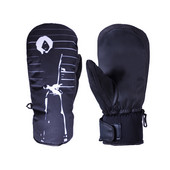 JACKCOME penkių pirštų dizaino šiltos ir patogios vandeniui atsparios, vėjui atsparios slidinėjimo snieglenčių pirštinės