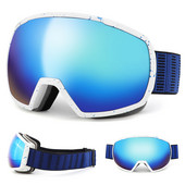 Atsparūs smūgiams slidinėjimo akiniai vyrams Moteriški sniego akiniai 100% UV400 apsauga nuo rasojimo snieglenčių akiniai Super aiškus matymas