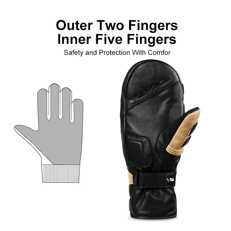 VXW Slidinėjimo Pirštinės Motociklas Neperšlampamas Fleece Termo Pirštinės Snieglentės Sniego motociklo Pirštinės Vyriškos Moteriškos Žieminės sniego dviračių pirštinės