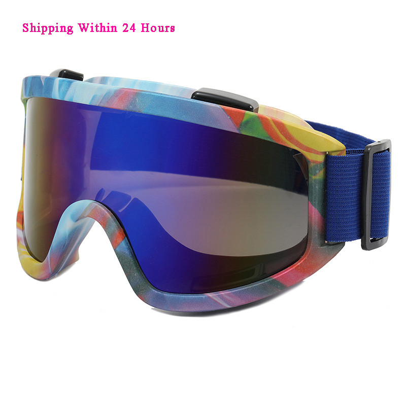 Ochelari de schi cu protecție împotriva vântului UV400, bărbați, femei, sport de iarnă, ochelari de snowboard, ochelari magnetici pentru zăpadă, ochelari de soare pentru schi, lentile