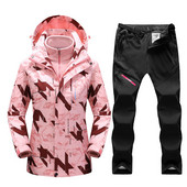 Slidinėjimo kostiumas Moteriškas slidinėjimo striukė Slidinėjimo kelnės žiemai, šiltos, atsparios vėjui, vandeniui, slidinėjimo striukė snieglenčių sportui lauke kelnės