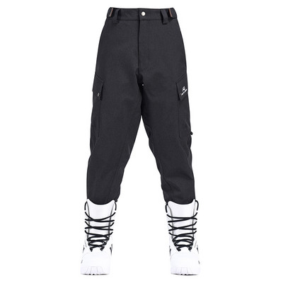 Tas pats stilius vyrams ir moterims Sniego kelnės žieminės lauko sportinės snieglenčių kelnės Neperšlampamos vėjui atsparios slidinėjimo aprangos juosmens užsegimas