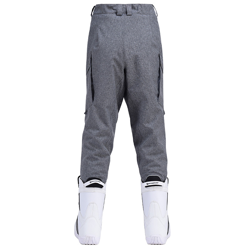 Tas pats stilius vyrams ir moterims Sniego kelnės žieminės lauko sportinės snieglenčių kelnės Neperšlampamos vėjui atsparios slidinėjimo aprangos juosmens užsegimas