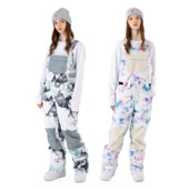 2022 m. Naujos Slidinėjimo kelnės Moteriškos mados žiemos sniego kombinezonas Neperšlampamas vėjui atsparus sniego kelnės Slidinėjimo snieglenčių kelnės Kombinezonai