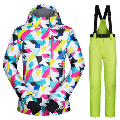Moteriškas slidinėjimo kostiumas MUTUSNOW žieminis madingas vandeniui atsparus storas vienvietis ir dvivietis lenta
