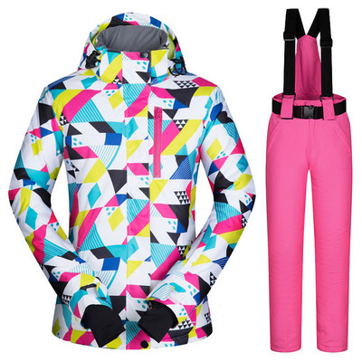 Moteriškas slidinėjimo kostiumas MUTUSNOW žieminis madingas vandeniui atsparus storas vienvietis ir dvivietis lenta