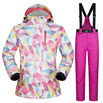 Moteriškas slidinėjimo kostiumas MUTUSNOW žieminis madingas vandeniui atsparus storas vienvietis ir dvivietis lenta