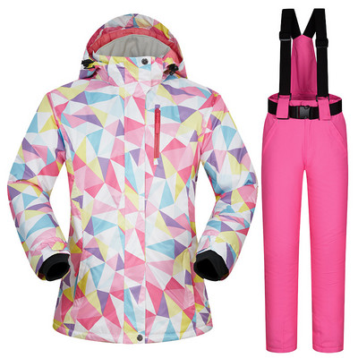 Moteriškas slidinėjimo kostiumas MUTUSNOW žieminis madingas vandeniui atsparus storas vienvietis ir dvivietis lenta