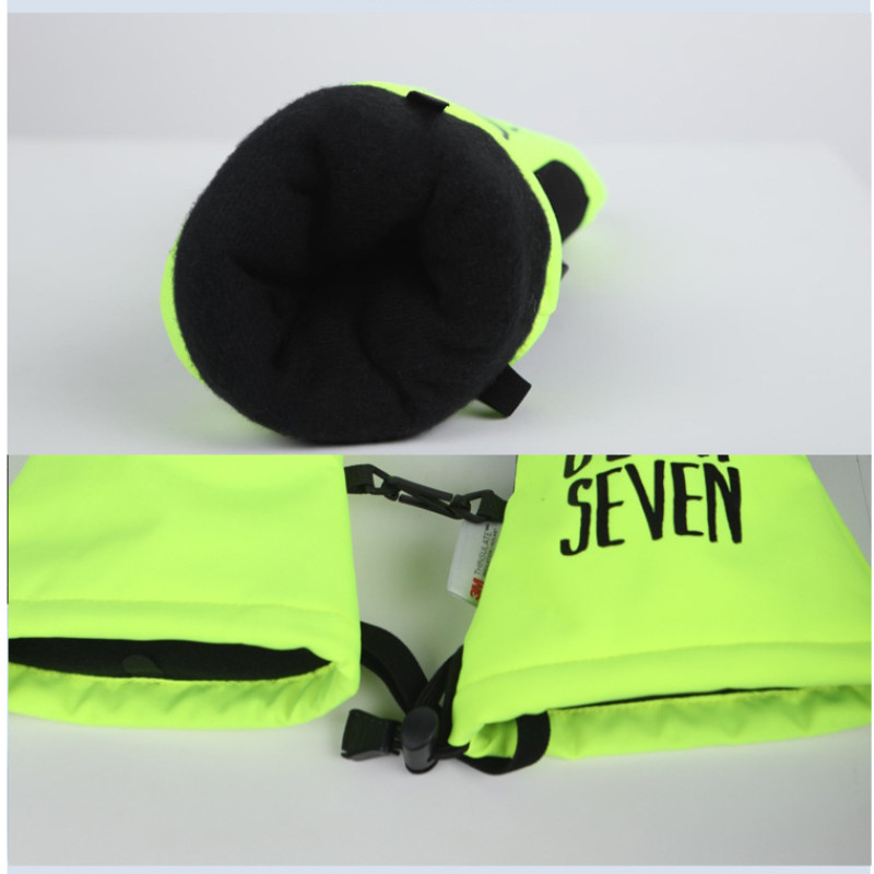 Vyrai Moterys Vaikai Slidinėjimo Pirštinės Žiemos Lauko Sportas Neperpučiamas Vėjui Neperšlampamas Šiltas Vilnas Slidinėjimas Snieglenčių pirštinės Vidiniai 5 pirštai