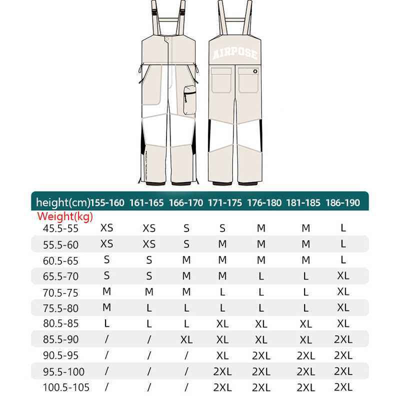 Nauji vientisos slidinėjimo kelnės kombinezonai, atsparūs vėjui, moteriški lauko kostiumai snieglenčių sportui Vyriški kombinezonai, atsparūs vandeniui slidinėjimo kostiumai, laisvi sniego drabužiai