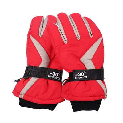 Mada Mieli animaciniai filmukai Vaikai Berniukai Merginos Storos Šiltos Vaikai Slidinėjimo Pirštinės Sportinės Pirštinės Neperpučiamos Vėjo