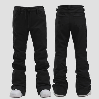 Vyriškos moteriškos slidinėjimo kelnės žieminės, šiltos, atsparios vėjui, vandeniui atsparios, kvėpuojančios plonos slidinėjimo snieglenčių kelnės Lauko sportinės sniego kelnės