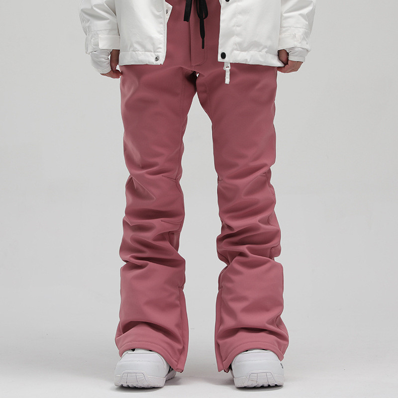 Vyriškos moteriškos slidinėjimo kelnės žieminės, šiltos, atsparios vėjui, vandeniui atsparios, kvėpuojančios plonos slidinėjimo snieglenčių kelnės Lauko sportinės sniego kelnės