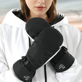 2021 m. žiemos naujos moteriškos slidinėjimo pirštinės, atsparios vandeniui, šiltos, kelių pirštų pirštinės, vyriškos lauko snieglenčių pirštinės