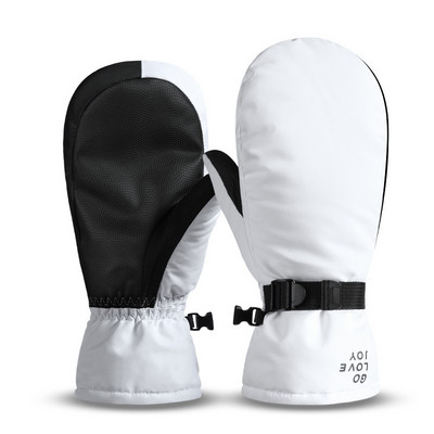 2021 m. žiemos naujos moteriškos slidinėjimo pirštinės, atsparios vandeniui, šiltos, kelių pirštų pirštinės, vyriškos lauko snieglenčių pirštinės