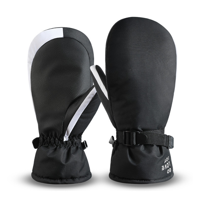 2021 m. žiemos naujos moteriškos slidinėjimo pirštinės, atsparios vandeniui, šiltos, kelių pirštų pirštinės, vyriškos lauko snieglenčių pirštinės