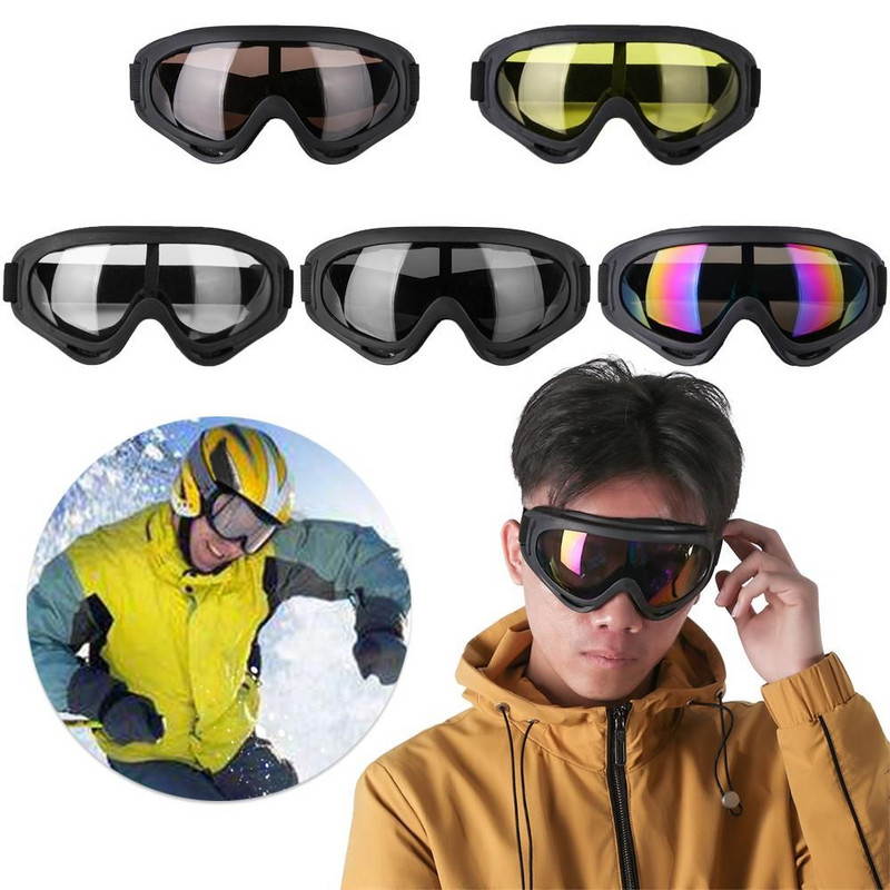 Zimski sportovi na otvorenom Skijaške naočale otporne na vjetar Moto biciklizam Snowboard UV400 okvir leće otporan na prašinu Sunčane naočale