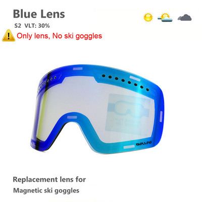 LOOGDEEL Skijaške naočale s dvoslojnim magnetskim polariziranim lećama Skijanje protiv magljenja UV400 Snowboard naočale Muškarci Ženske naočale za snijeg