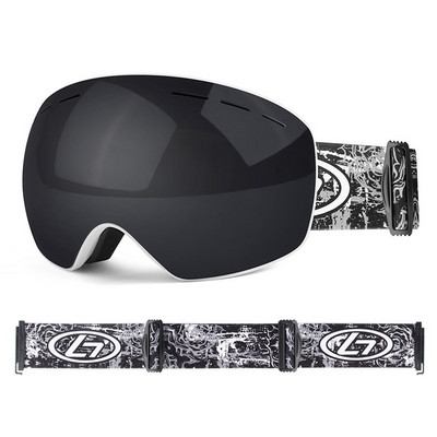 LOOGDEEL Lauko Sportas Dvisluoksniai Slidinėjimo Akiniai Nuo dulkių Snieglentės Akiniai Sniego motociklo Akiniai Vyrai Moteriški Slidinėjimo akiniai