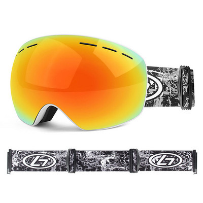 LOOGDEEL Lauko Sportas Dvisluoksniai Slidinėjimo Akiniai Nuo dulkių Snieglentės Akiniai Sniego motociklo Akiniai Vyrai Moteriški Slidinėjimo akiniai