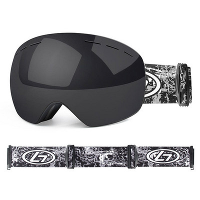 LOOGDEEL Lauko Sportas Dvisluoksniai Slidinėjimo Akiniai Nuo dulkių Snieglentės Akiniai Sniego motociklo Akiniai Vyrai Moteriški Slidinėjimo akiniai