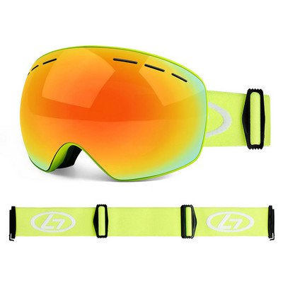 LOOGDEEL Lauko Sportas Dvisluoksniai Slidinėjimo Akiniai Nuo dulkių Snieglentės Akiniai Sniego motociklo Akiniai Vyrai Moteriški Slidinėjimo akiniai