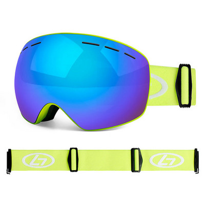 LOOGDEEL Lauko Sportas Dvisluoksniai Slidinėjimo Akiniai Nuo dulkių Snieglentės Akiniai Sniego motociklo Akiniai Vyrai Moteriški Slidinėjimo akiniai