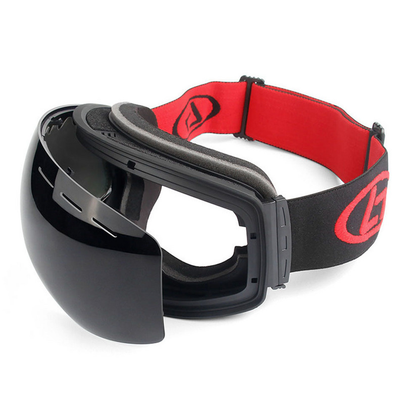 LOOGDEEL Lauko Sportas Dvisluoksniai Slidinėjimo Akiniai Nuo dulkių Snieglentės Akiniai Sniego motociklo Akiniai Vyrai Moteriški Slidinėjimo akiniai