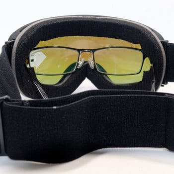 LOOGDEEL Νέα γυαλιά σκι διπλών επιπέδων UV400 Αντιθαμβωτική μάσκα για σκι Μεγάλη μάσκα για σκι Ανδρικά γυαλιά για Snowboard