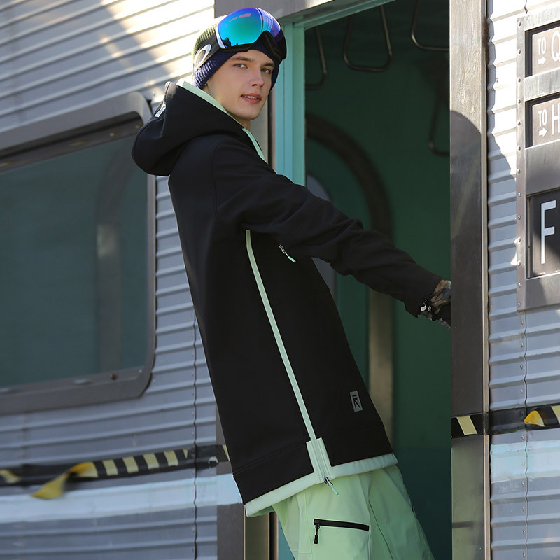 RUNNING RIVER prekės ženklo vyriškas snieglenčių gobtuvas Aukštos kokybės lauko sportinė snieglenčių striukė su gobtuvu 1255