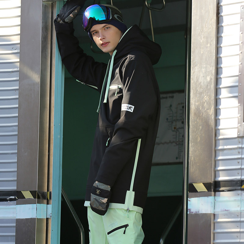 RUNNING RIVER prekės ženklo vyriškas snieglenčių gobtuvas Aukštos kokybės lauko sportinė snieglenčių striukė su gobtuvu 1255