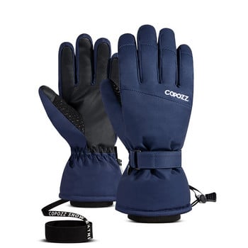 Мъжки и дамски ски ръкавици Ултра леки водоустойчиви зимни топли ръкавици Ски ръкавици Мотоциклетни ски ветроустойчиви външни къмпинг ръкавици