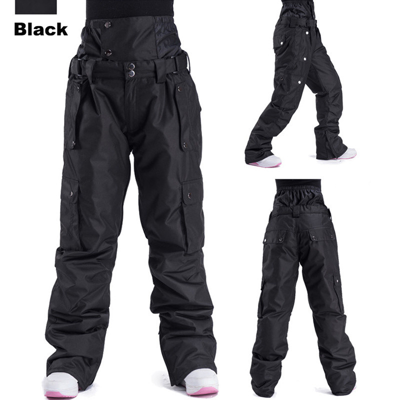 2023 Aukštos kokybės Vyriški Moteriški Neperpučiami Vėjui Neperšlampami Šiltai Porai Sniego kelnės Žieminės slidinėjimo Slidinėjimo kelnės Liemens apsauga