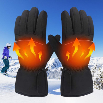 Зимни топли електрически нагреваеми ръкавици 3,7 V захранвани с батерии нагревателни ръкавици Спорт на открито Лов Каране на ски Мотоциклет Моторна шейна