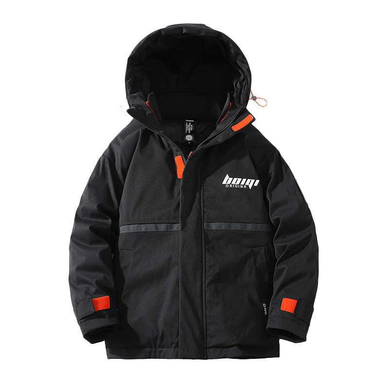 Žiemos šilta vyriška snieglenčių slidinėjimo striukė Vyriška nuo vėjo apsauganti medvilninė pūkinė parkas Storas aukštos kokybės paltas Madinga pūkinė striukė vyrams