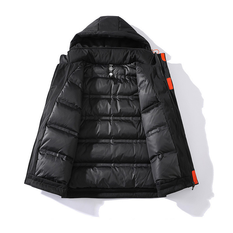 Žiemos šilta vyriška snieglenčių slidinėjimo striukė Vyriška nuo vėjo apsauganti medvilninė pūkinė parkas Storas aukštos kokybės paltas Madinga pūkinė striukė vyrams