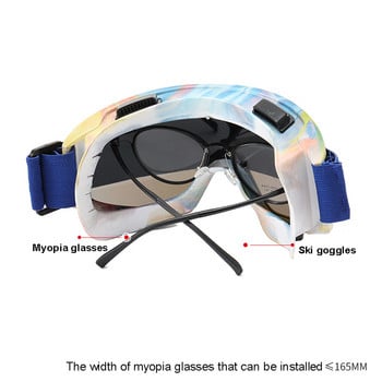 Зимни ски очила Мъжки дамски противозамъгляващи UV400 слънчеви очила Снежен сноуборд Спортни очила Очила за каране на мотоциклет на открито 2022