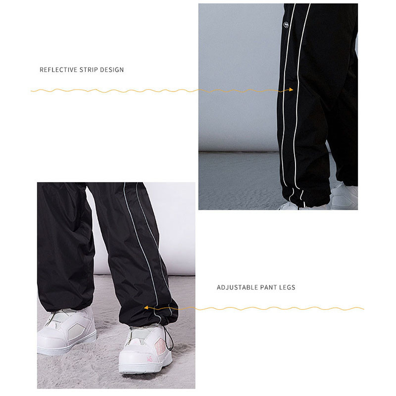 Žieminės slidinėjimo kelnės Moteriškos Šiltos mados Sniego kelnės Vyriškos Neperšlampamos Snowbaord Kombinezonai Dėvėkite Žygio Sportas Neperpučiamos Slidinėjimo Kelnės