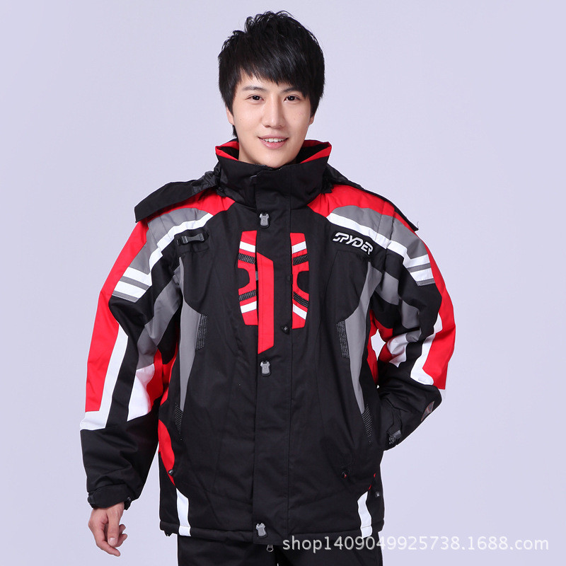 Vyriška slidinėjimo paltas voratinklinė striukė vyriška Neperšlampama šilta, vėjui nepralaidi, kvėpuojanti, vandeniui atspari snieglenčių striukė