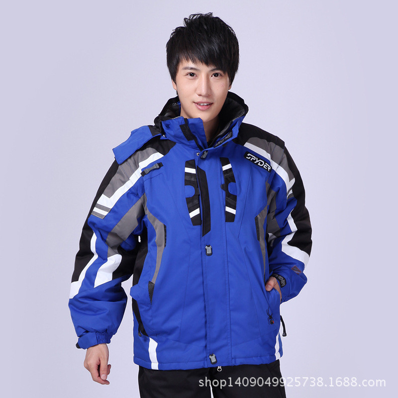 Vyriška slidinėjimo paltas voratinklinė striukė vyriška Neperšlampama šilta, vėjui nepralaidi, kvėpuojanti, vandeniui atspari snieglenčių striukė