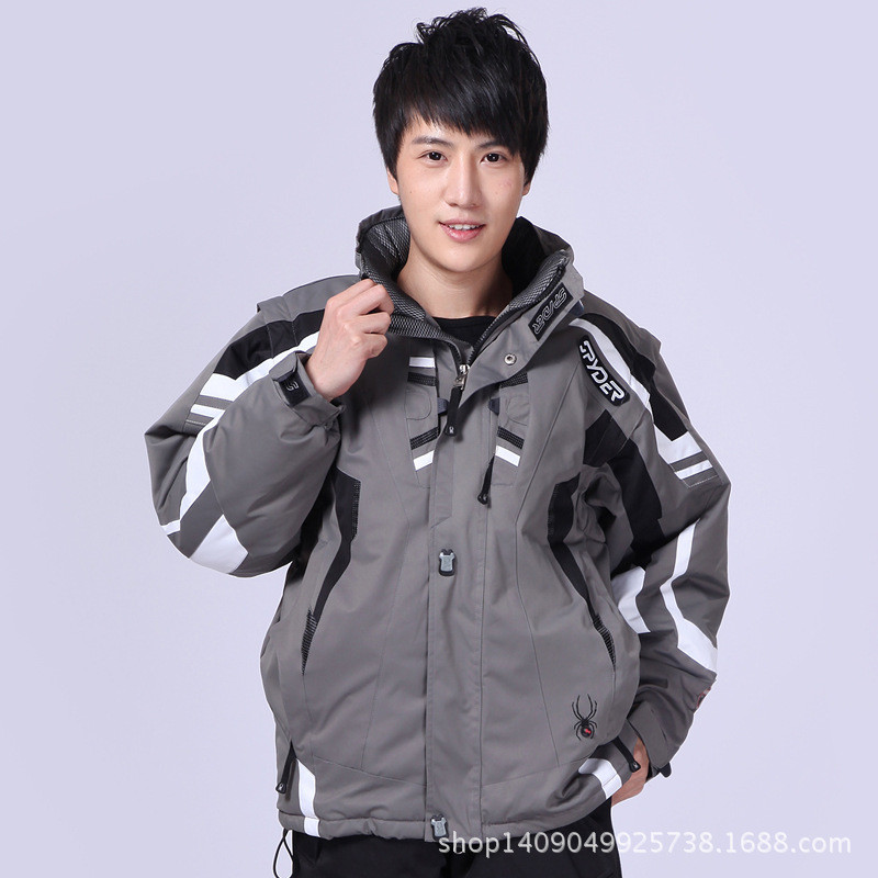 Vyriška slidinėjimo paltas voratinklinė striukė vyriška Neperšlampama šilta, vėjui nepralaidi, kvėpuojanti, vandeniui atspari snieglenčių striukė